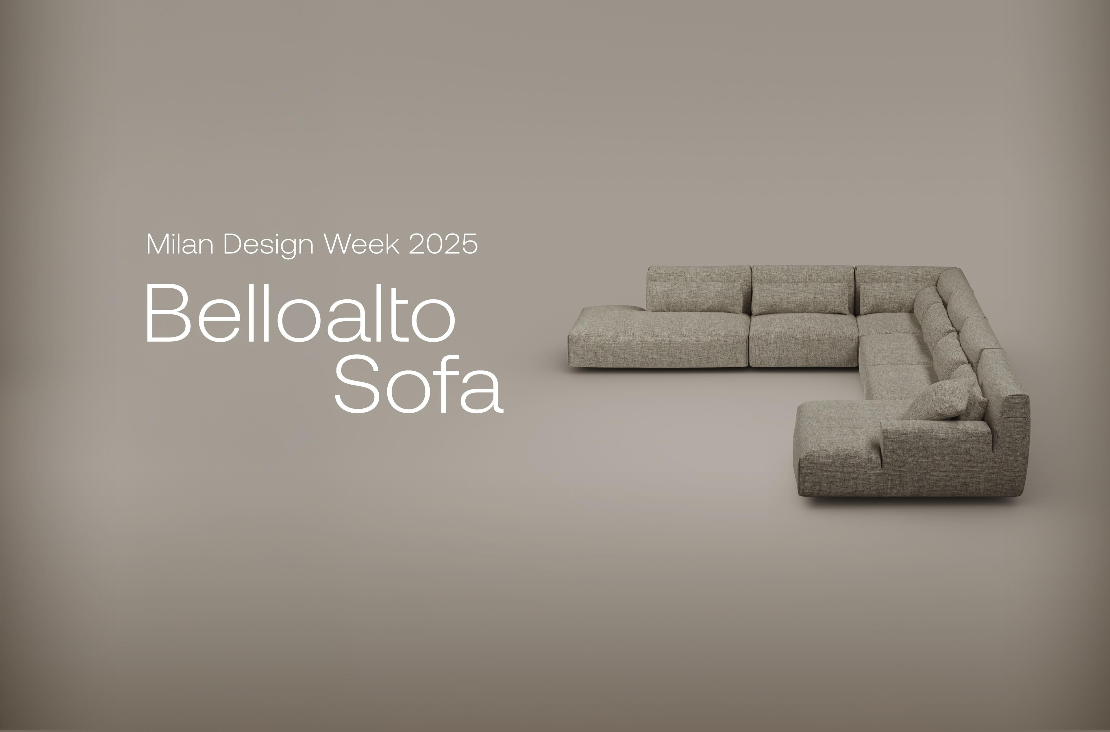Milan Design Week 2025 Belloalto Sofa